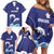 Japan Pacific Rugby Custom Family Matching Off Shoulder Short Dress and Hawaiian Shirt Go Sakura Japanese Wave Pattern