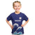 Japan Pacific Rugby Custom Kid T Shirt Go Sakura Japanese Wave Pattern