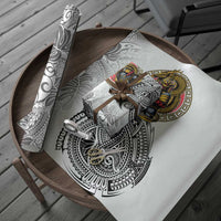 Japanese Samurai Warrior Wrapping Paper White Polynesian Tattoo Style - Polynesian Pride