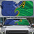 Solomon Islands Independence Day 1978 Personalised Auto Sun Shade Polynesian Pattern with Flag Style - Polynesian Pride