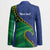 Solomon Islands Independence Day 1978 Personalised Blazer Polynesian Pattern with Flag Style - Polynesian Pride