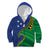 Solomon Islands Independence Day 1978 Personalised Kid Hoodie Polynesian Pattern with Flag Style