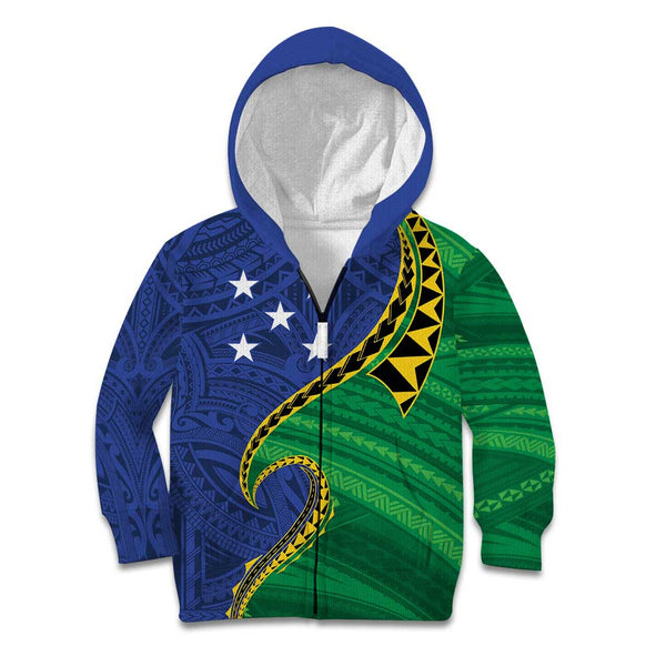 Custom Solomon Islands Sherpa Hoodie Happy Independence Day LT9