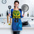 Solomon Islands Rugby Custom Apron Simple Coat of arm Polynesian Pattern - Polynesian Pride