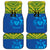 Solomon Islands Rugby Custom Car Mats Simple Coat of arm Polynesian Pattern