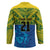 Solomon Islands Rugby Custom Hockey Jersey Simple Coat of arm Polynesian Pattern - Polynesian Pride
