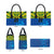 Solomon Islands Rugby Custom Leather Bag Simple Coat of arm Polynesian Pattern - Polynesian Pride