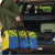 Solomon Islands Rugby Custom Travel Bag Simple Coat of arm Polynesian Pattern - Polynesian Pride