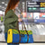 Solomon Islands Rugby Custom Travel Bag Simple Coat of arm Polynesian Pattern - Polynesian Pride