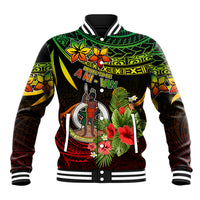 Vanuatu Islands Baseball Jacket Proud To Be A Ni-Van LT9 Unisex Reggae - Polynesian Pride