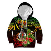 Vanuatu Islands Kid Hoodie Proud To Be A Ni-Van LT9 Hoodie Reggae - Polynesian Pride