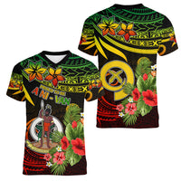 Vanuatu Islands Women V Neck T Shirt Proud To Be A Ni-Van LT9 - Polynesian Pride