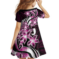 Plumeria Tribal Tattoo Family Matching Mermaid Dress and Hawaiian Shirt Pink Polynesian Pattern LT9 - Polynesian Pride