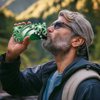 Cook Islands Tattoo 4 in 1 Can Cooler Tumbler Plumeria Polynesian Pattern