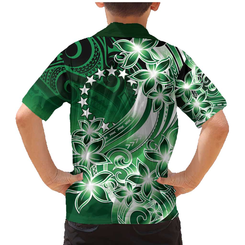 Cook Islands Tattoo Family Matching Mermaid Dress and Hawaiian Shirt Plumeria Polynesian Pattern