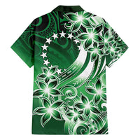 Cook Islands Tattoo Family Matching Tank Maxi Dress and Hawaiian Shirt Plumeria Polynesian Pattern