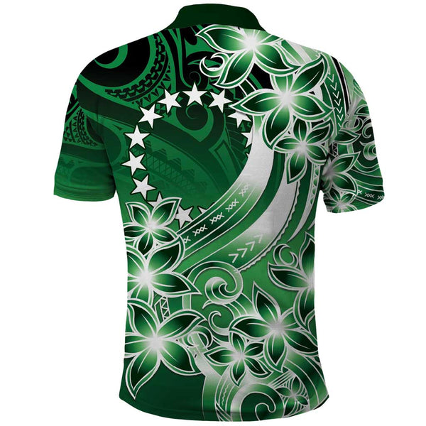 Custom Niihau Hawaii Polo Shirt Polynesian Tattoo and Pacific Plumeria Gold Vibe LT9