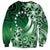Cook Islands Tattoo Sweatshirt Plumeria Polynesian Pattern