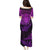 New Zealand Rugby Puletasi Silver Fern All Black Mix Ta Moko Purple Style LT9 - Polynesian Pride