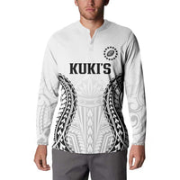 World Rugby Cook Islands Button Sweatshirt Kukis Make History - Polynesian Pride