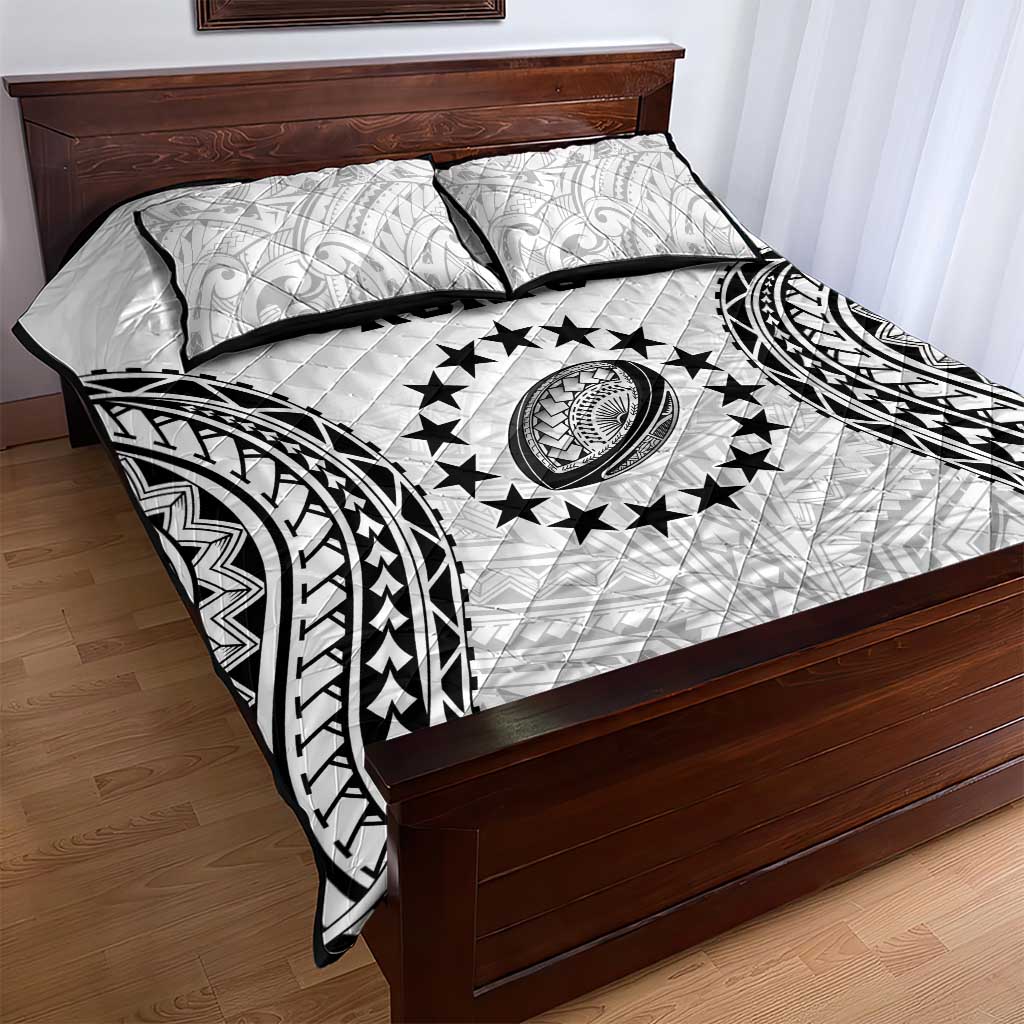 World Rugby Cook Islands Quilt Bed Set Kukis Make History - Polynesian Pride