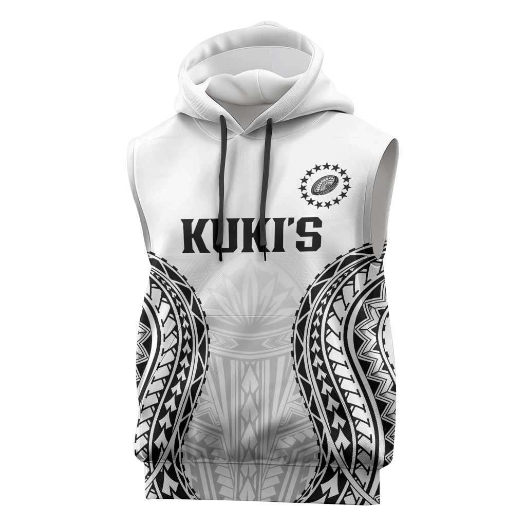 World Rugby Cook Islands Sleeveless Hoodie Kukis Make History - Polynesian Pride