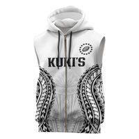 World Rugby Cook Islands Sleeveless Zip Hoodie Kukis Make History - Polynesian Pride