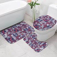 Guam Felis Pasgua Bathroom Set Pacific Patchwork Xmas Vibes - Polynesian Pride