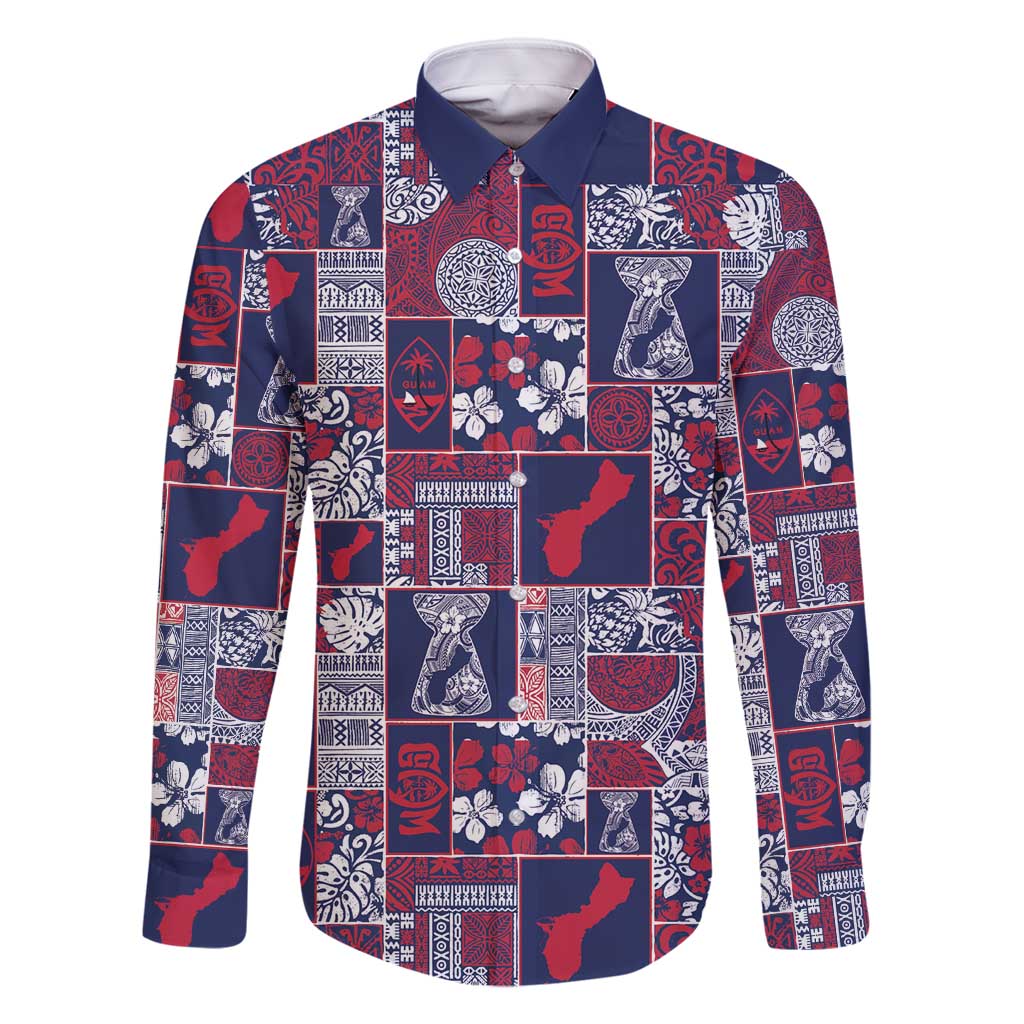 Guam Felis Pasgua Family Matching Summer Maxi Dress and Hawaiian Shirt Pacific Patchwork Xmas Vibes - Polynesian Pride