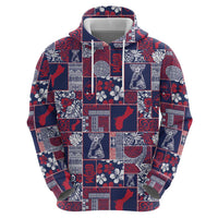 Guam Felis Pasgua Hoodie Pacific Patchwork Xmas Vibes - Polynesian Pride