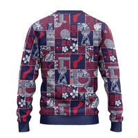 Guam Felis Pasgua Ugly Christmas Sweater Pacific Patchwork Xmas Vibes - Polynesian Pride