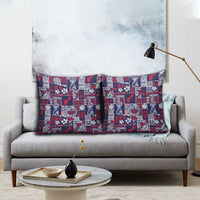 Guam Felis Pasgua Pillow Cover Pacific Patchwork Xmas Vibes - Polynesian Pride