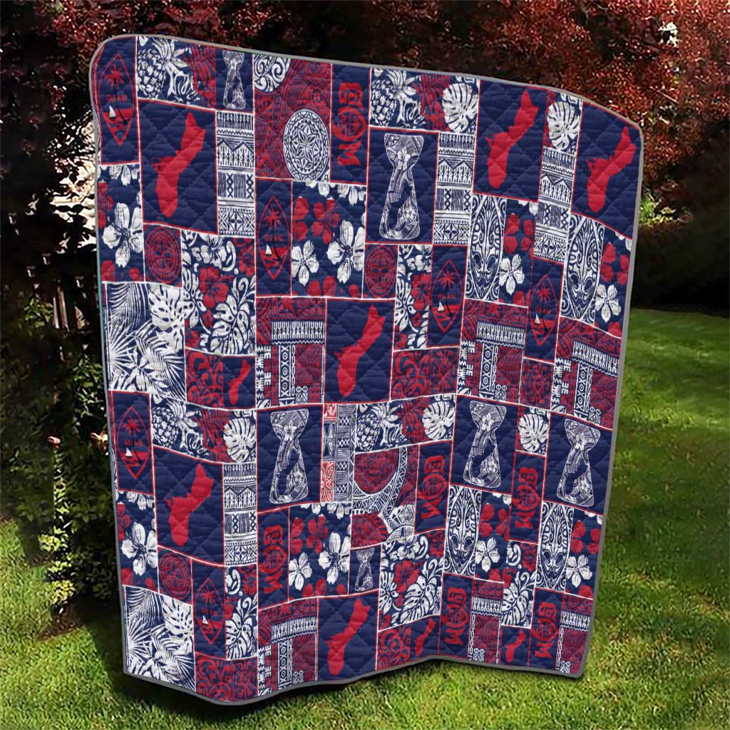 Guam Felis Pasgua Quilt Pacific Patchwork Xmas Vibes - Polynesian Pride