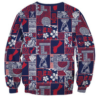 Guam Felis Pasgua Sweatshirt Pacific Patchwork Xmas Vibes - Polynesian Pride
