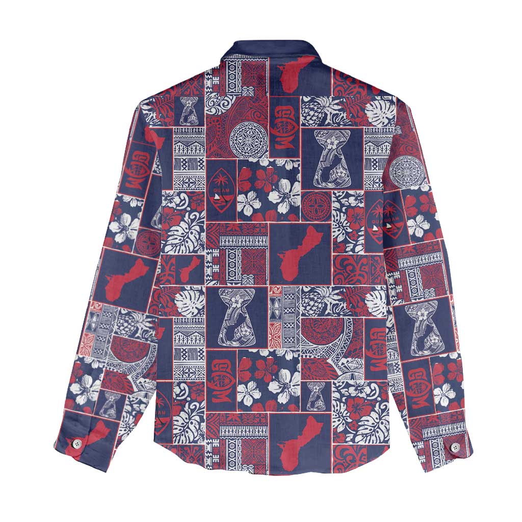 Guam Felis Pasgua Women Casual Shirt Pacific Patchwork Xmas Vibes LT9 - Polynesian Pride
