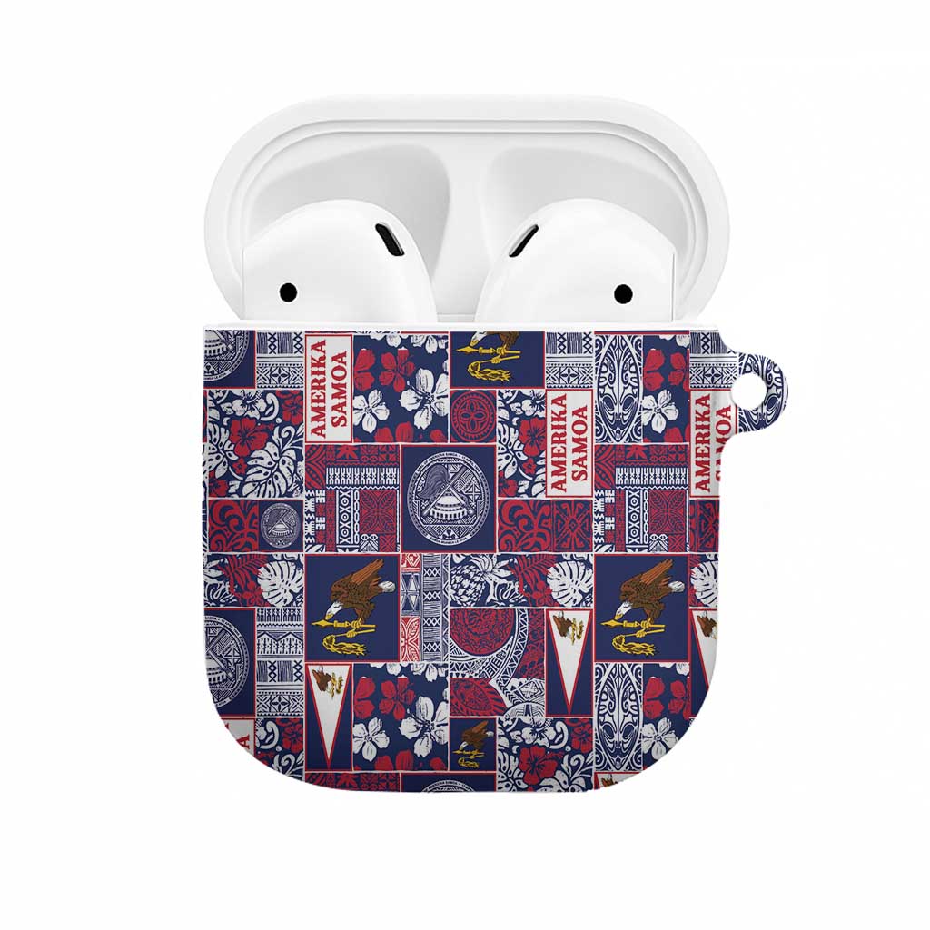 Manuia le Kerisimasi American Samoa AirPods Case Pacific Patchwork Xmas Vibes - Polynesian Pride