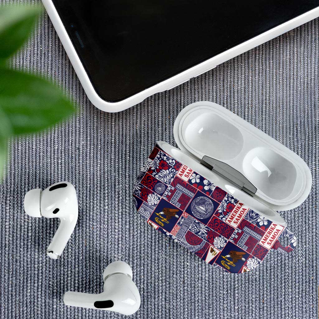 Manuia le Kerisimasi American Samoa AirPods Case Pacific Patchwork Xmas Vibes - Polynesian Pride
