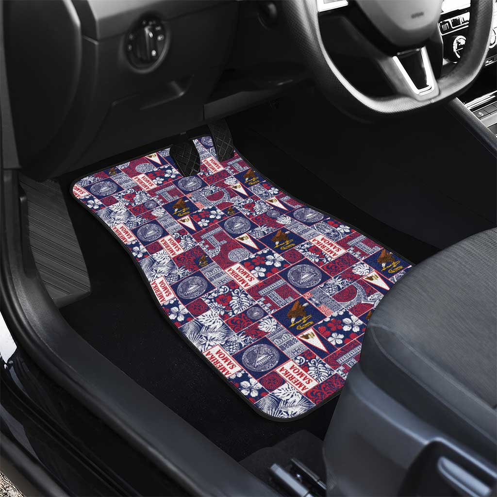 Manuia le Kerisimasi American Samoa Car Mats Pacific Patchwork Xmas Vibes - Polynesian Pride