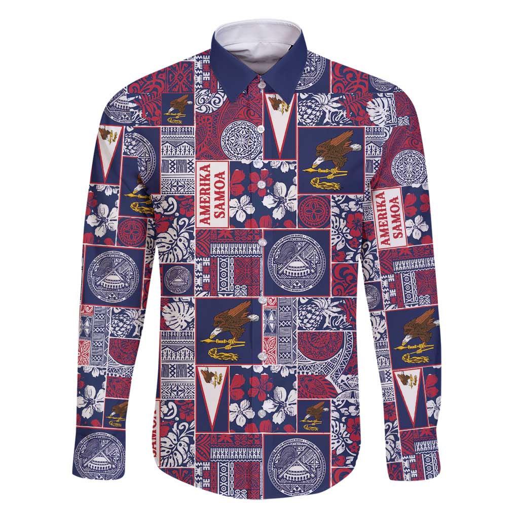 Manuia le Kerisimasi American Samoa Family Matching Puletasi and Hawaiian Shirt Pacific Patchwork Xmas Vibes - Polynesian Pride