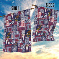 Manuia le Kerisimasi American Samoa Garden Flag Pacific Patchwork Xmas Vibes - Polynesian Pride