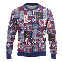 Manuia le Kerisimasi American Samoa Ugly Christmas Sweater Pacific Patchwork Xmas Vibes - Polynesian Pride