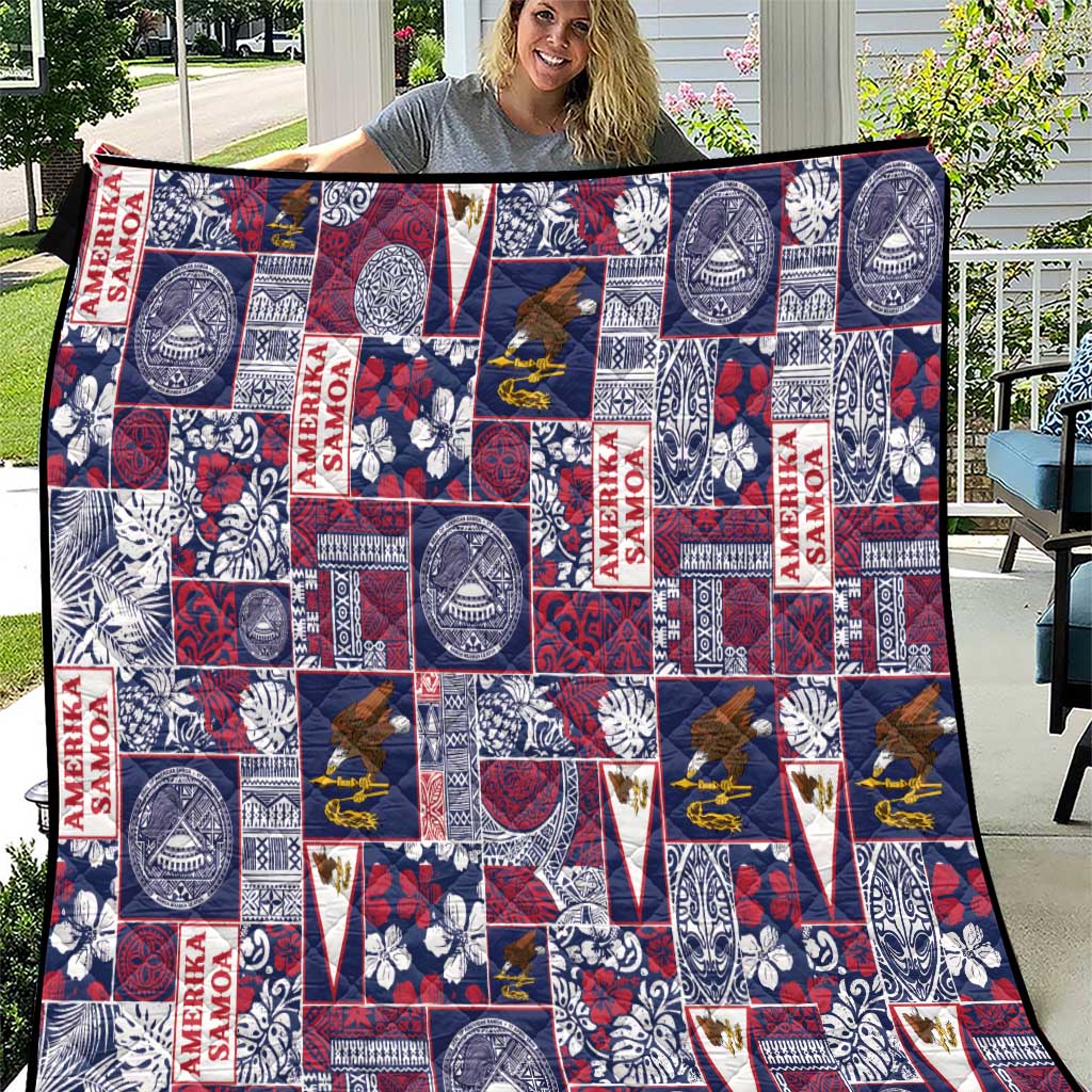 Manuia le Kerisimasi American Samoa Quilt Pacific Patchwork Xmas Vibes - Polynesian Pride