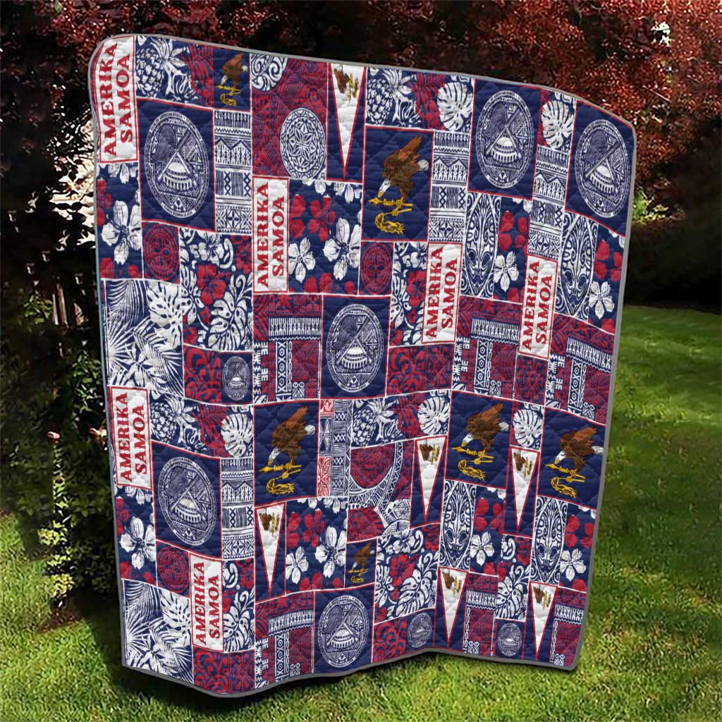 Manuia le Kerisimasi American Samoa Quilt Pacific Patchwork Xmas Vibes - Polynesian Pride