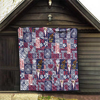 Manuia le Kerisimasi American Samoa Quilt Pacific Patchwork Xmas Vibes - Polynesian Pride