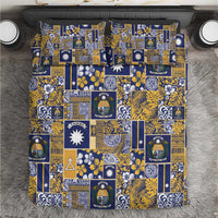 Ekamawir omo Nauru Bedding Set Pacific Patchwork Xmas Vibes - Polynesian Pride