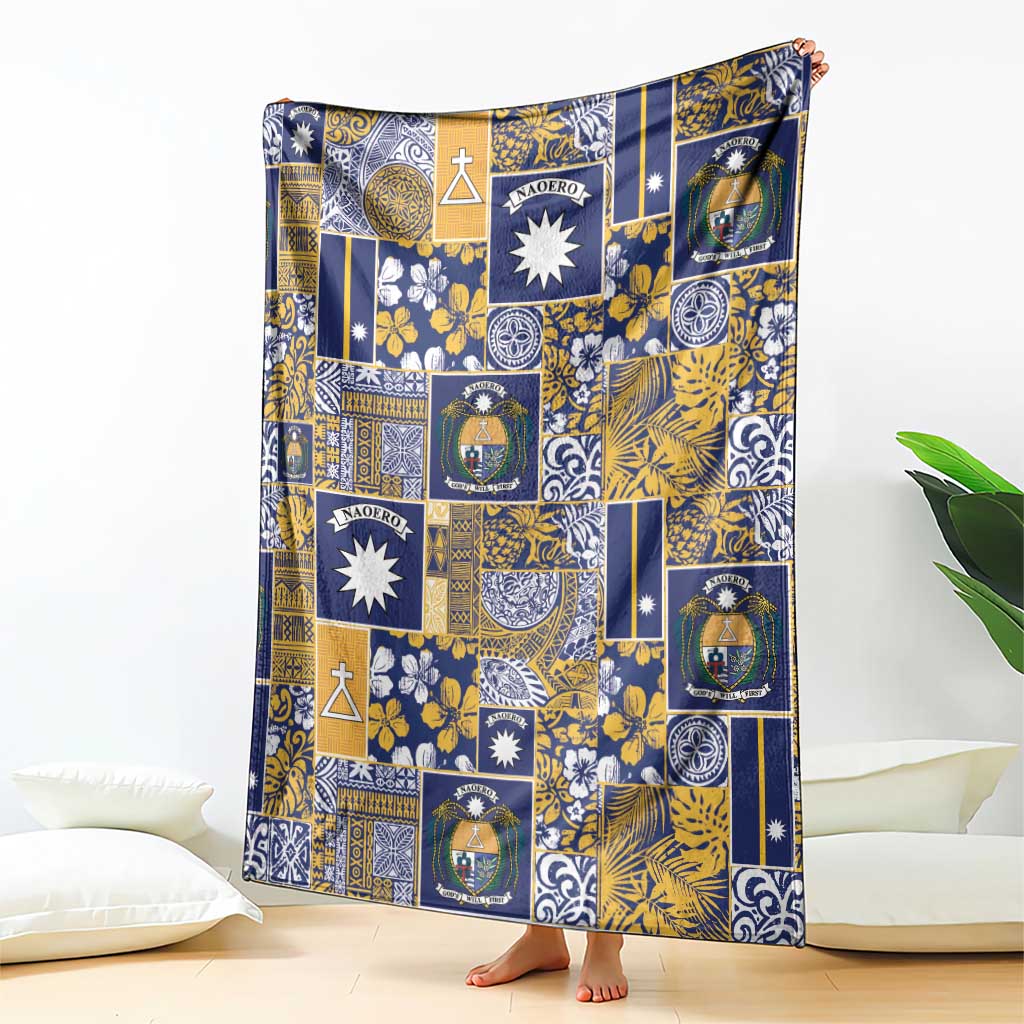 Ekamawir omo Nauru Blanket Pacific Patchwork Xmas Vibes - Polynesian Pride