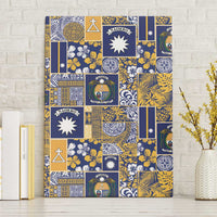 Ekamawir omo Nauru Canvas Wall Art Pacific Patchwork Xmas Vibes - Polynesian Pride