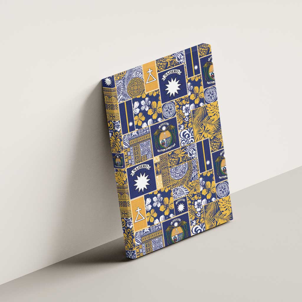 Ekamawir omo Nauru Canvas Wall Art Pacific Patchwork Xmas Vibes - Polynesian Pride