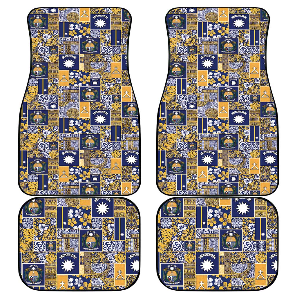 Ekamawir omo Nauru Car Mats Pacific Patchwork Xmas Vibes - Polynesian Pride