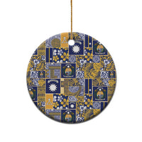 Ekamawir omo Nauru Ceramic Ornament Pacific Patchwork Xmas Vibes - Polynesian Pride